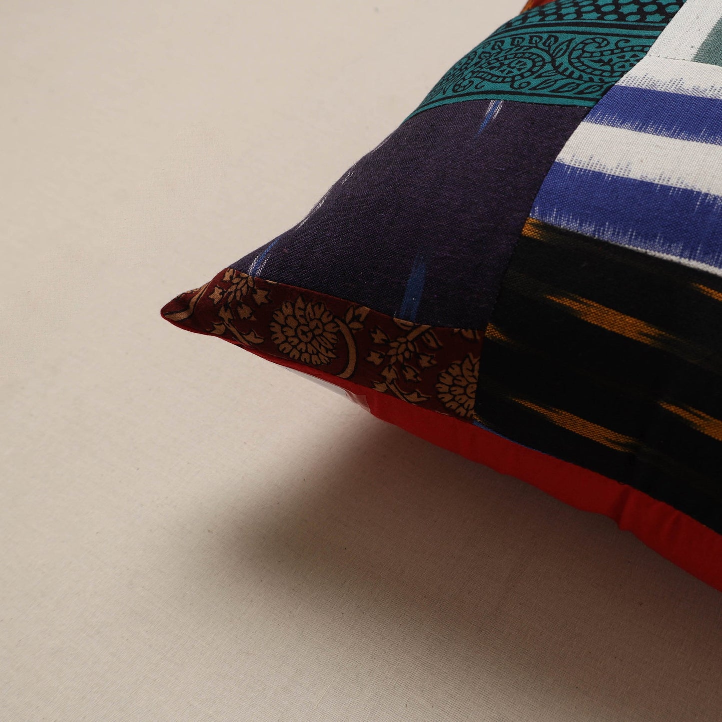 Handcrafted patchwork cushion cover 73