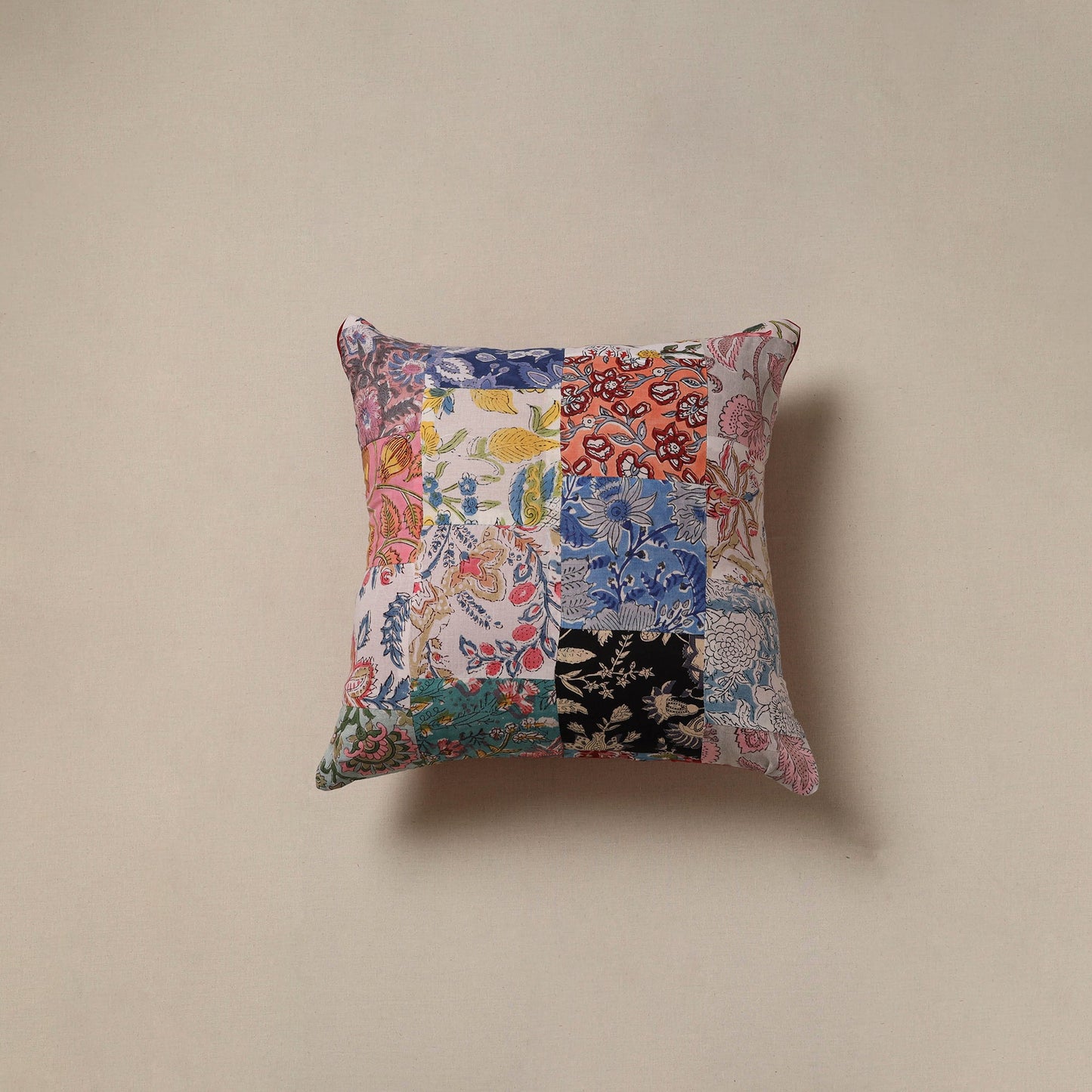 Handcrafted patchwork cushion cover 74