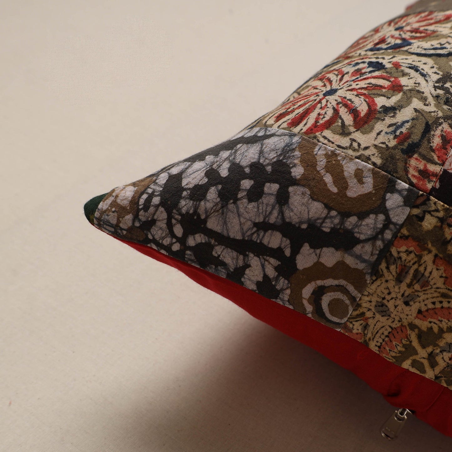 Handcrafted patchwork cushion cover 76