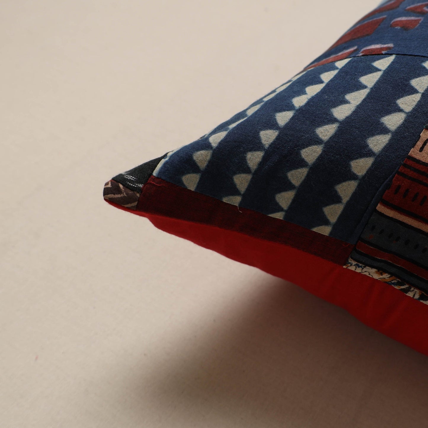 Handcrafted patchwork cushion cover 77