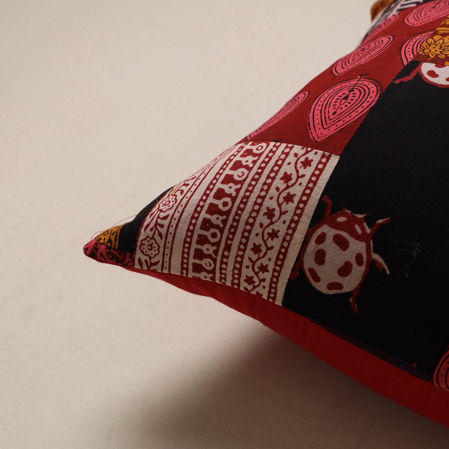 Handcrafted patchwork cushion cover 80