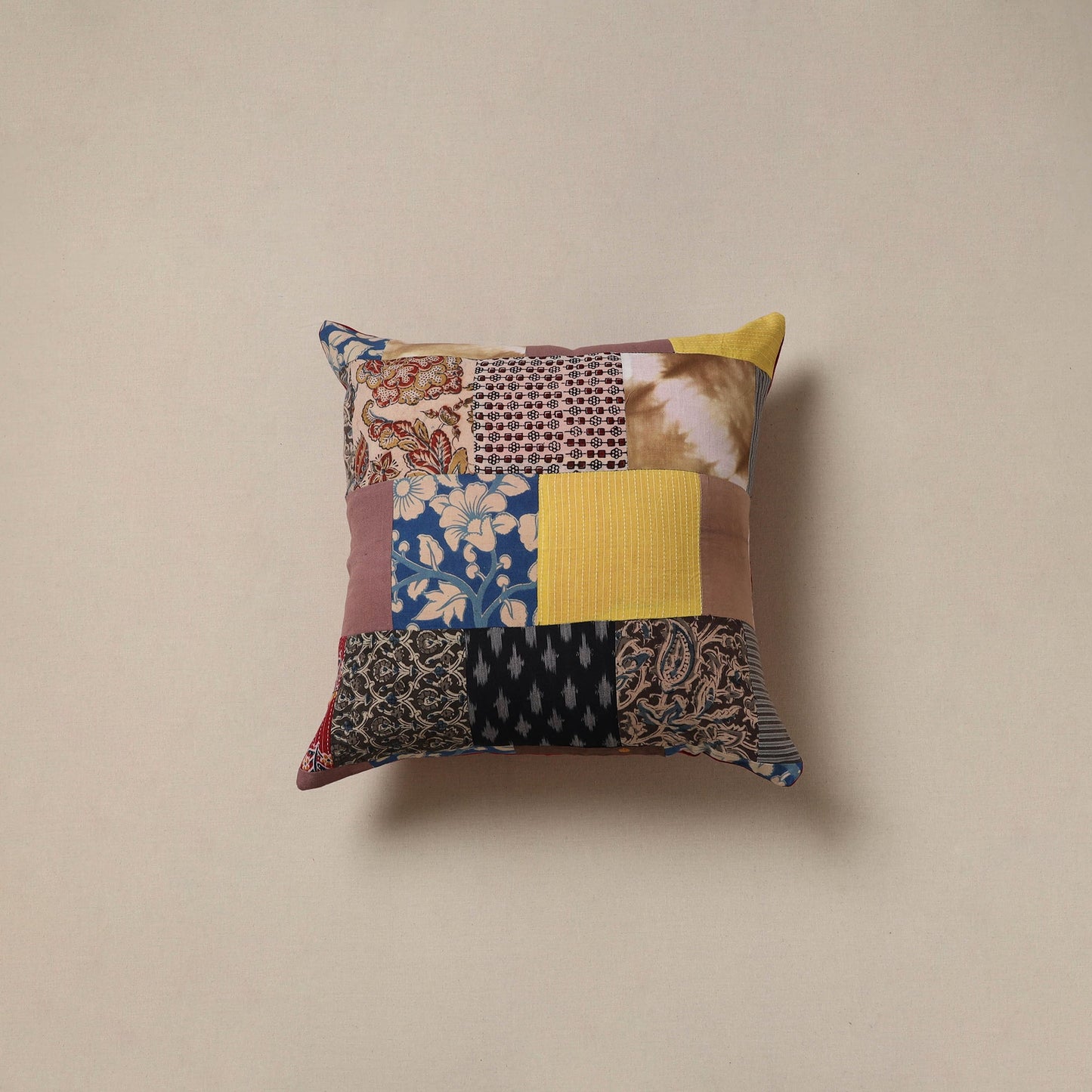 Handcrafted patchwork cushion cover 81