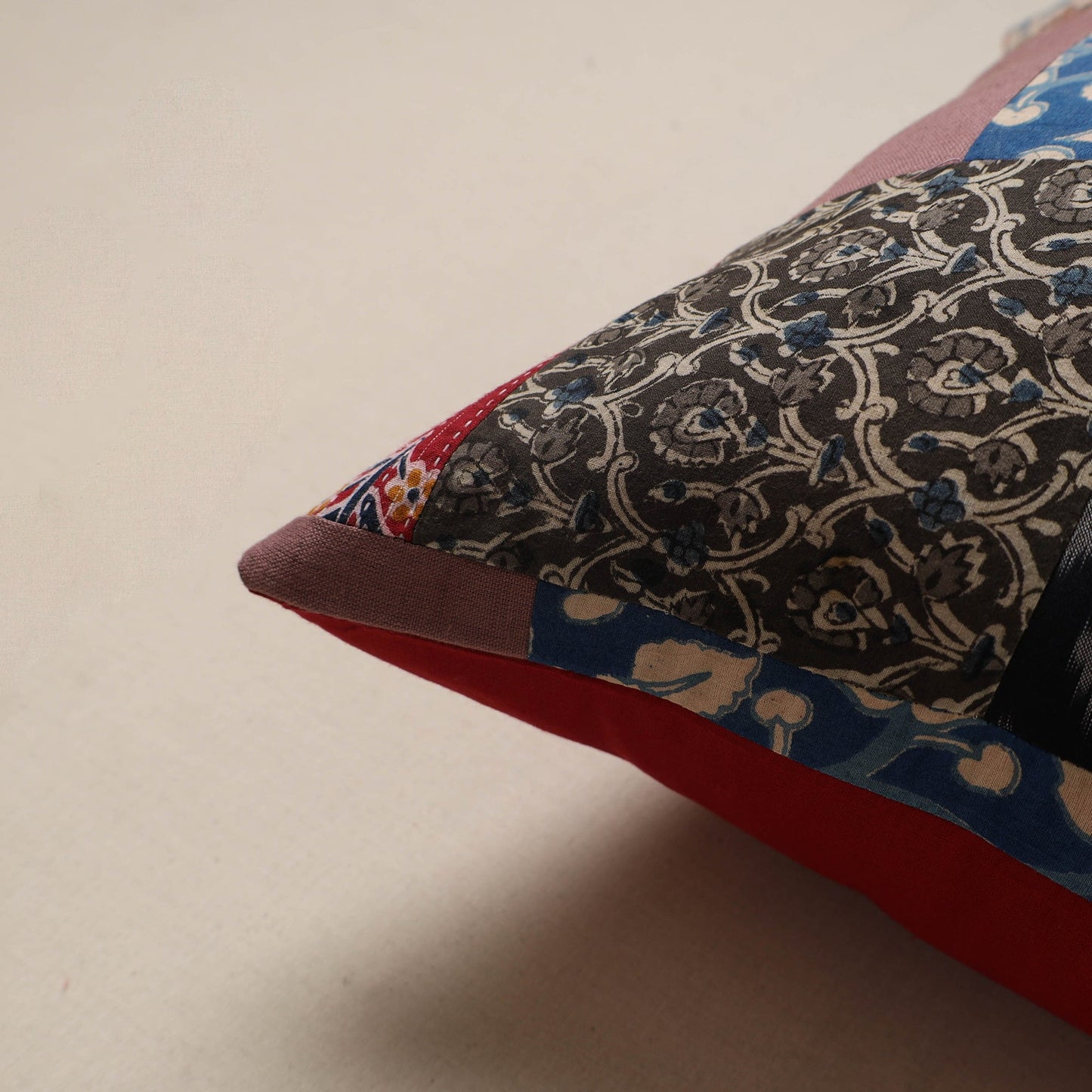 Handcrafted patchwork cushion cover 81