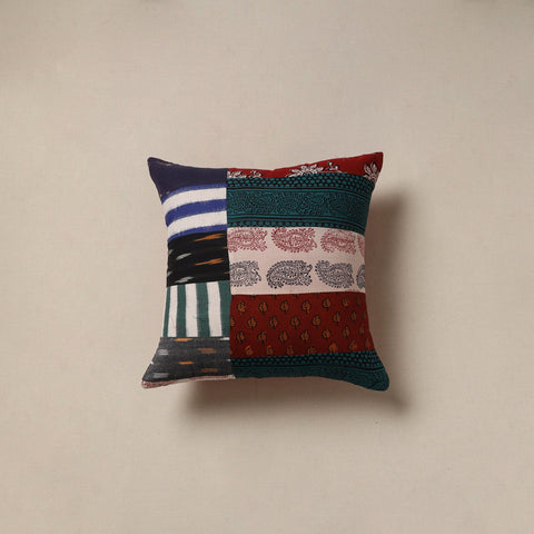 Handcrafted patchwork cushion cover 82