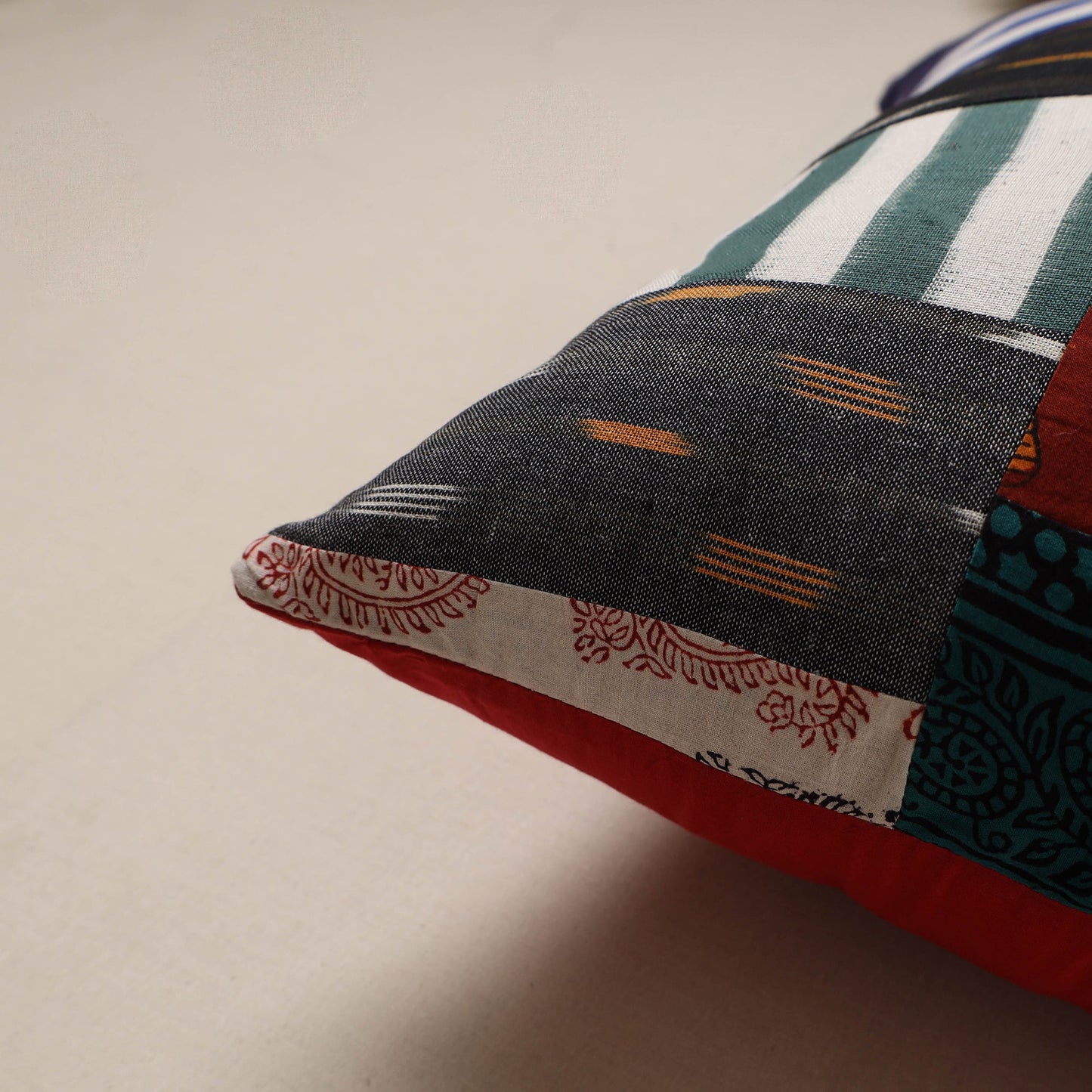 Handcrafted patchwork cushion cover 82