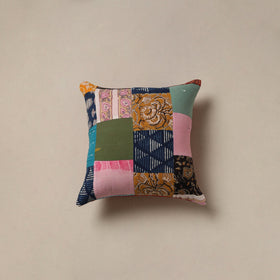 Handcrafted patchwork cushion cover 84