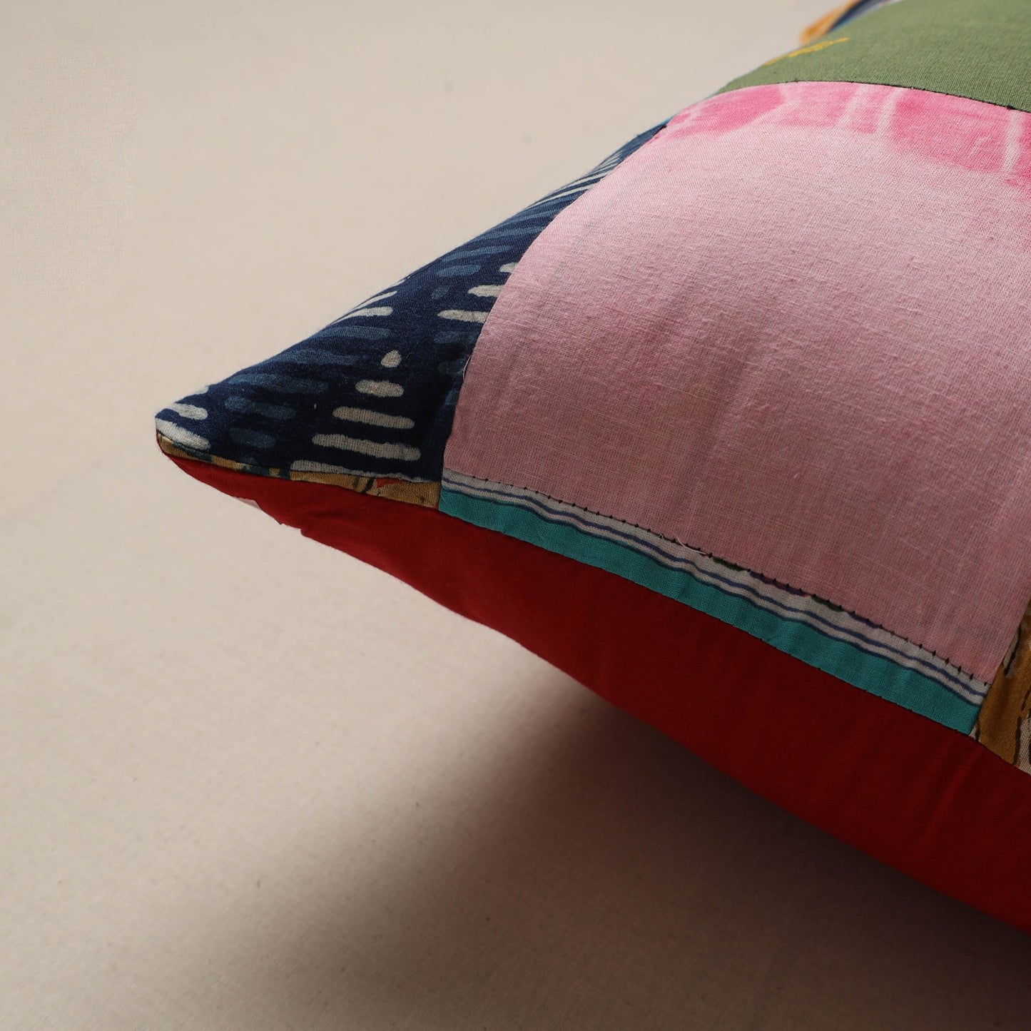 Handcrafted patchwork cushion cover 84