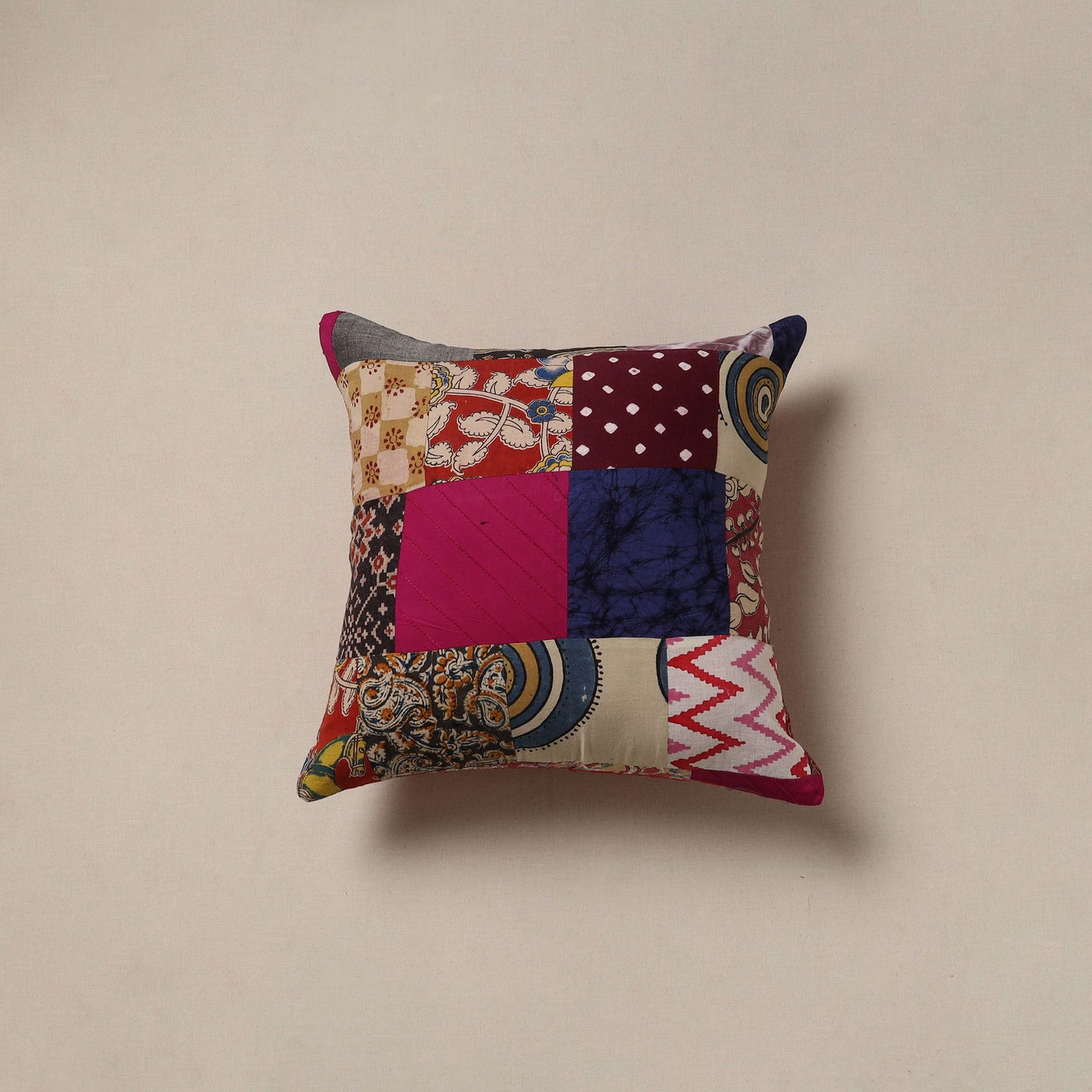 Handcrafted patchwork cushion cover 85