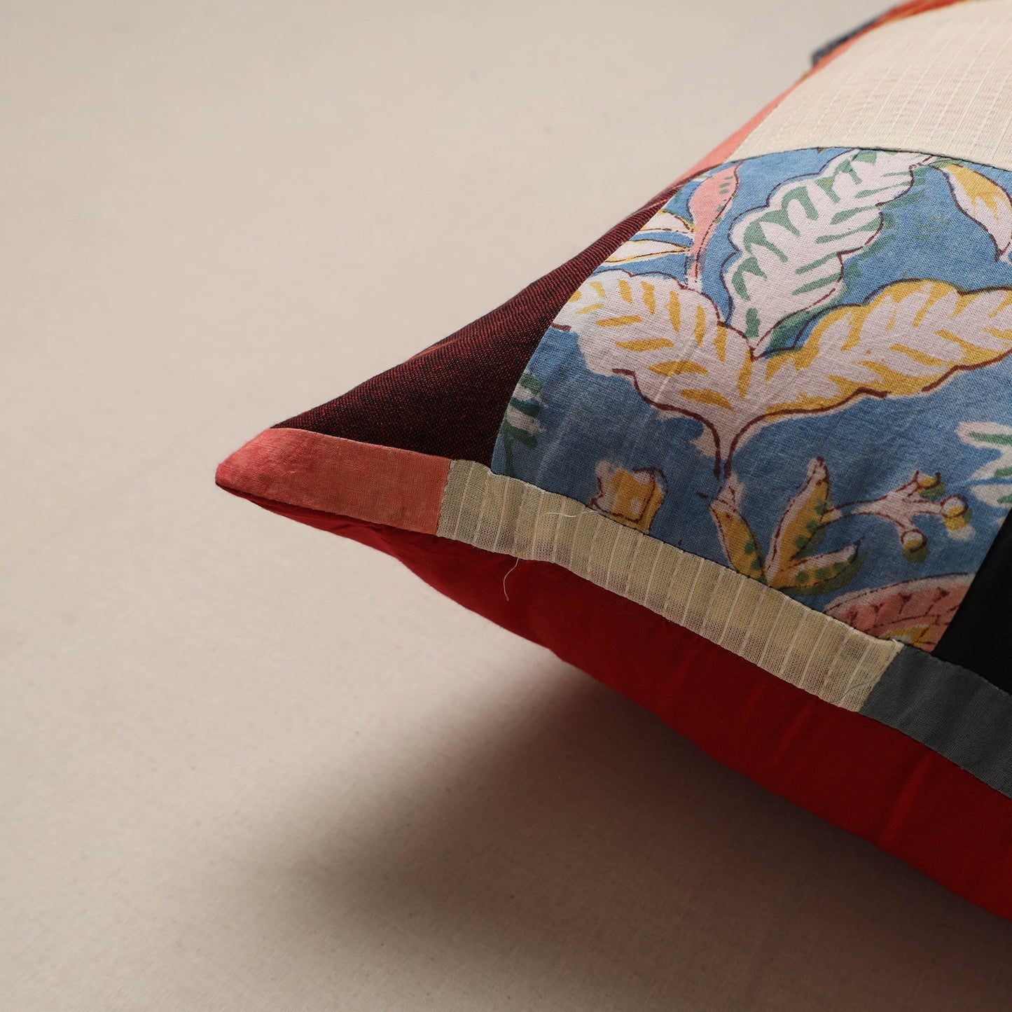 Handcrafted patchwork cushion cover 89