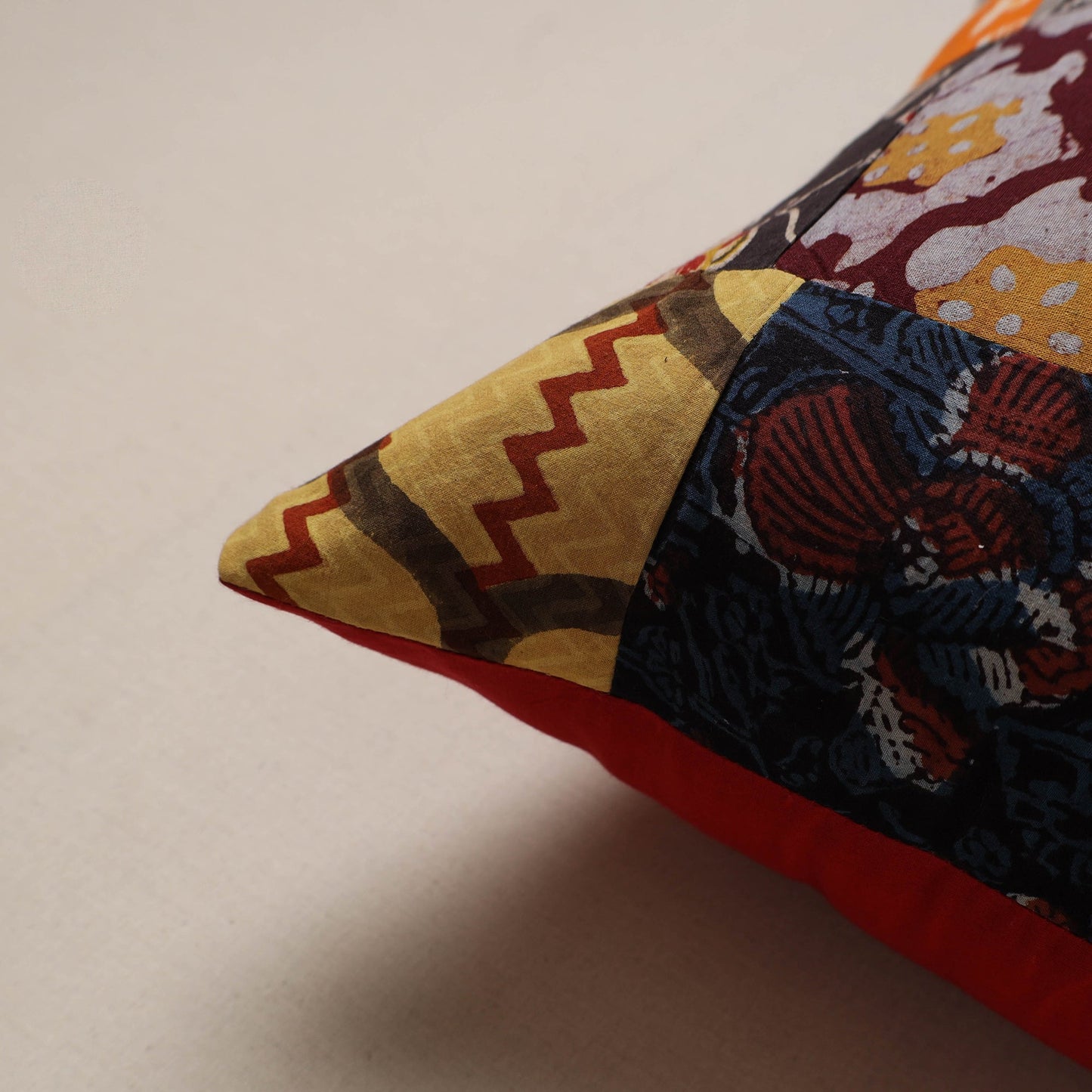 Handcrafted patchwork cushion cover 91