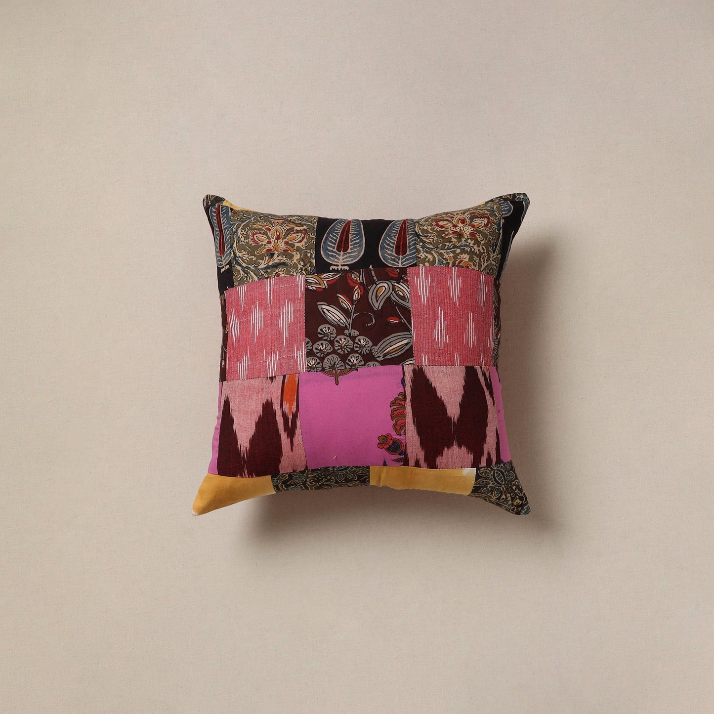 Handcrafted patchwork cushion cover 92