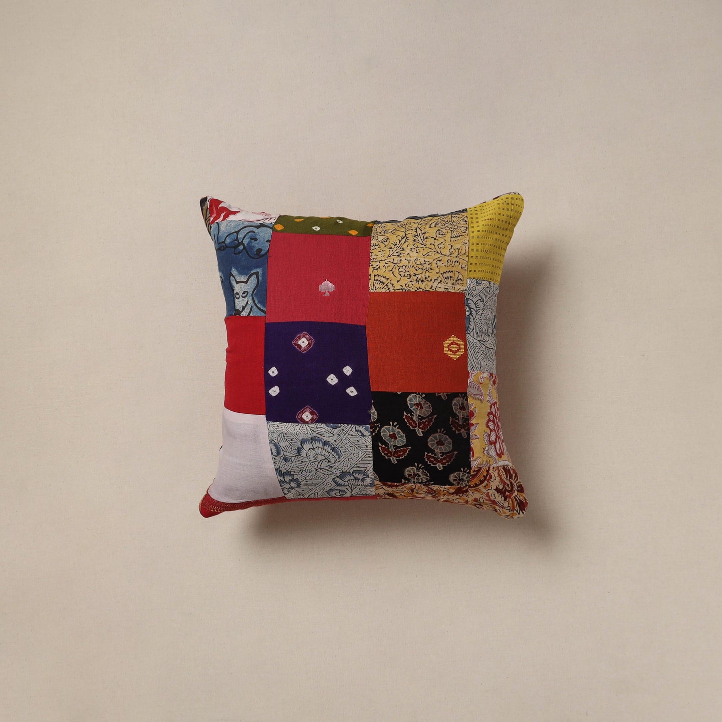 Handcrafted patchwork cushion cover 94