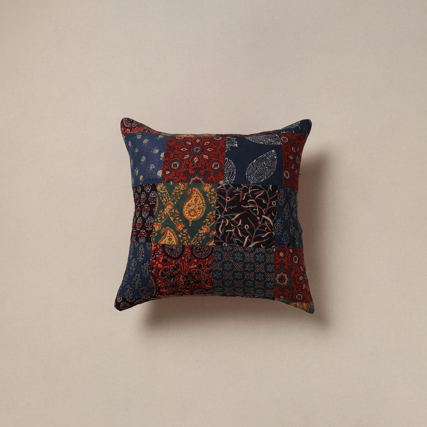 Handcrafted patchwork cushion cover 96