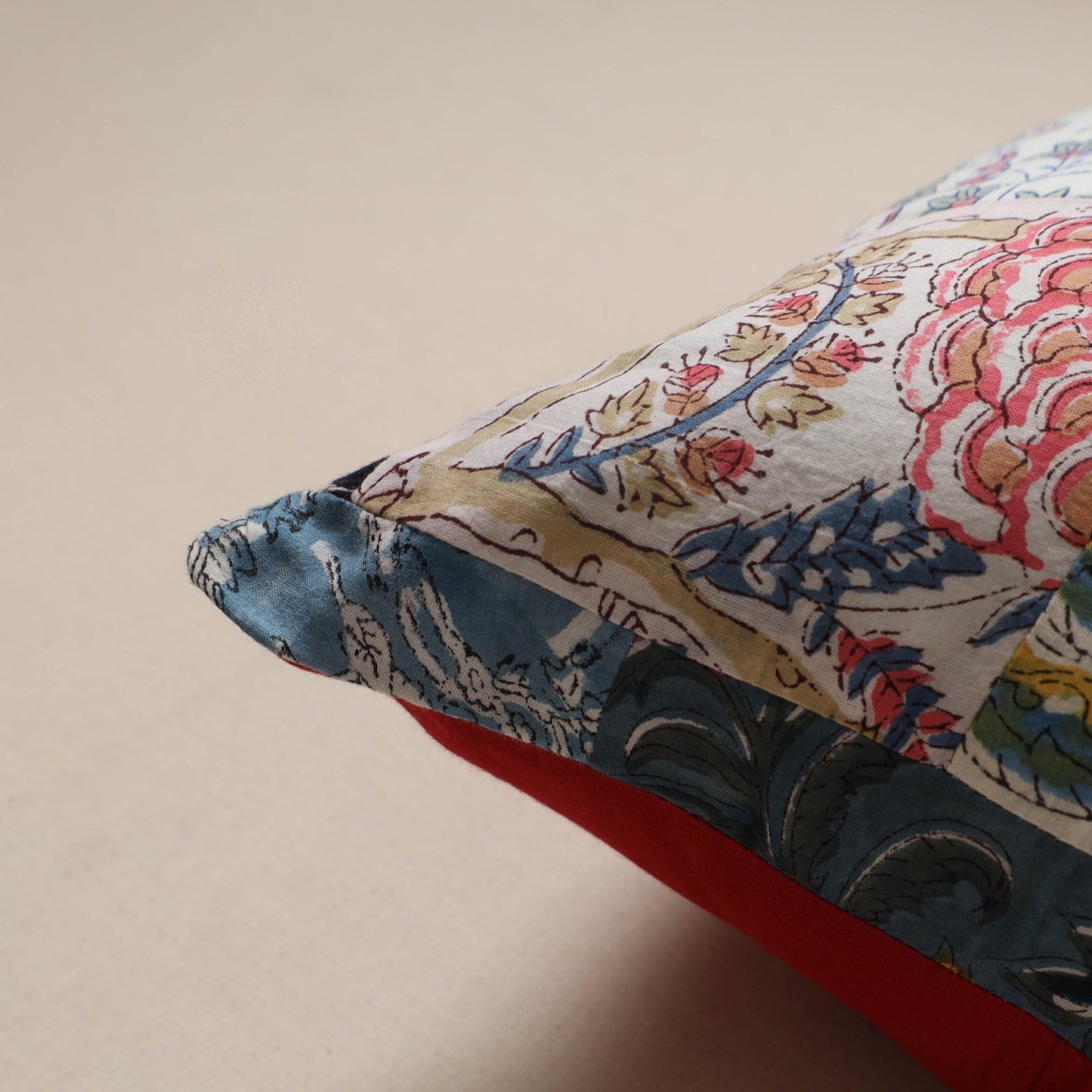 Handcrafted patchwork cushion cover 97