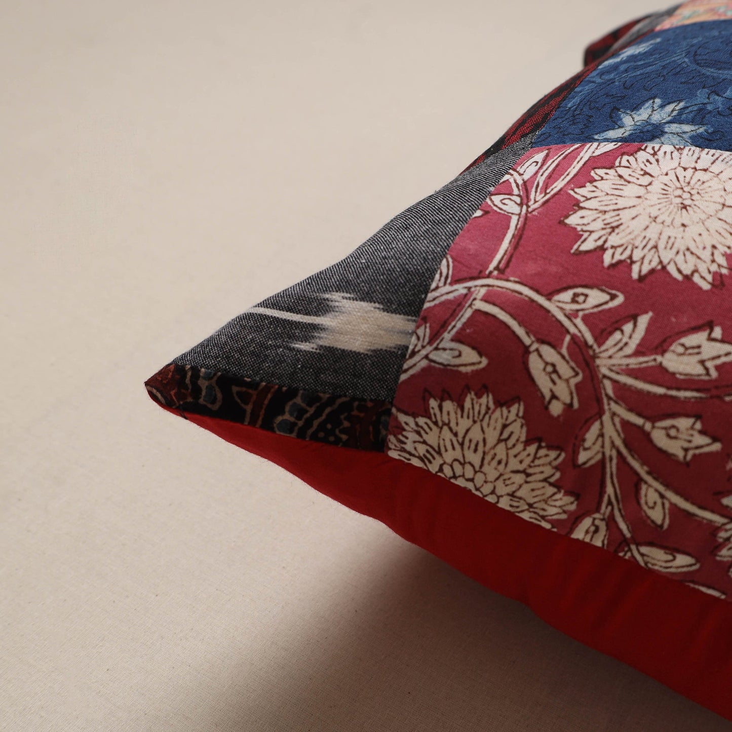 Handcrafted patchwork cushion cover 99