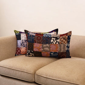 Handcrafted patchwork pillow covers (set of 2) 01