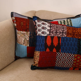 Handcrafted patchwork pillow covers (set of 2) 10