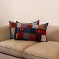 Handcrafted patchwork pillow covers (set of 2) 10