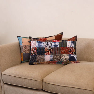 Handcrafted patchwork pillow covers (set of 2) 11