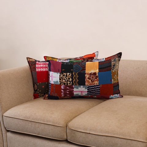 Handcrafted patchwork pillow covers (set of 2) 12