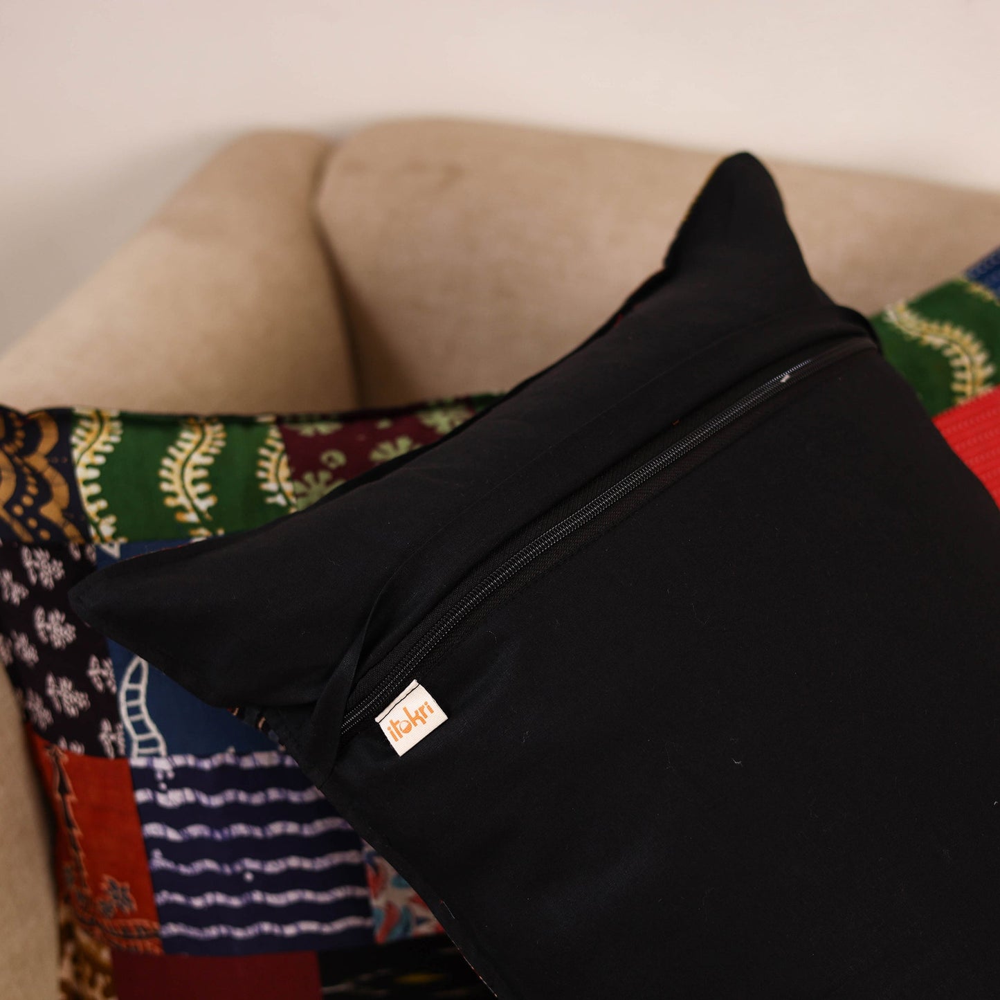 Handcrafted patchwork pillow covers (set of 2) 15