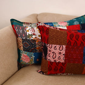 Handcrafted patchwork pillow covers (set of 2) 16
