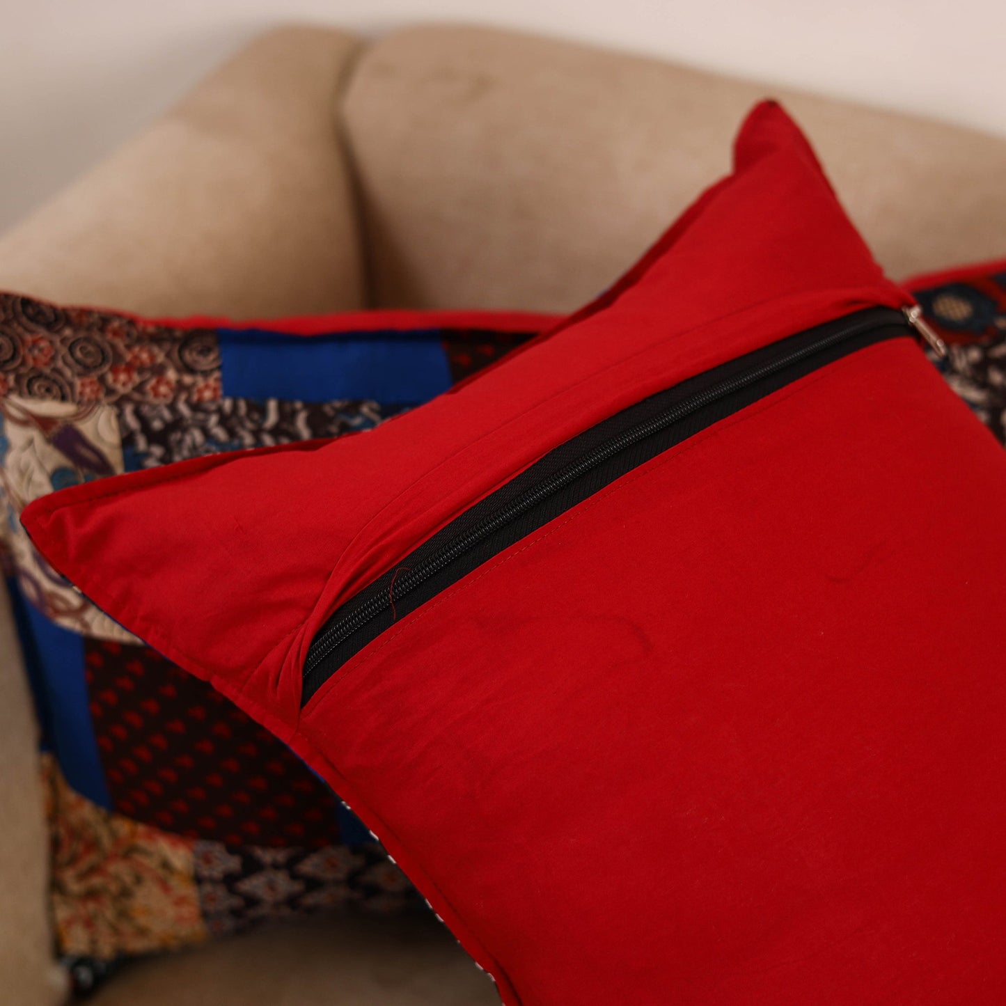 Handcrafted patchwork pillow covers (set of 2) 19