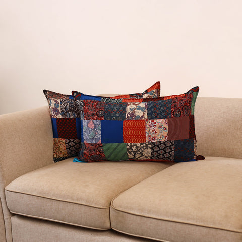 Handcrafted patchwork pillow covers (set of 2) 19