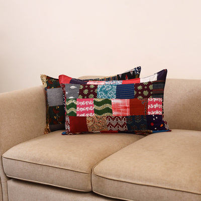 Handcrafted patchwork pillow covers (set of 2) 24