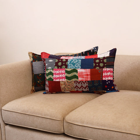 Handcrafted patchwork pillow covers (set of 2) 24