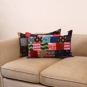 Handcrafted patchwork pillow covers (set of 2) 24