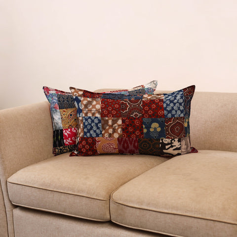 Handcrafted patchwork pillow covers (set of 2) 26