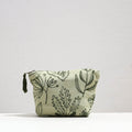  Handcrafted Printed Cotton Cosmetic Pouch 