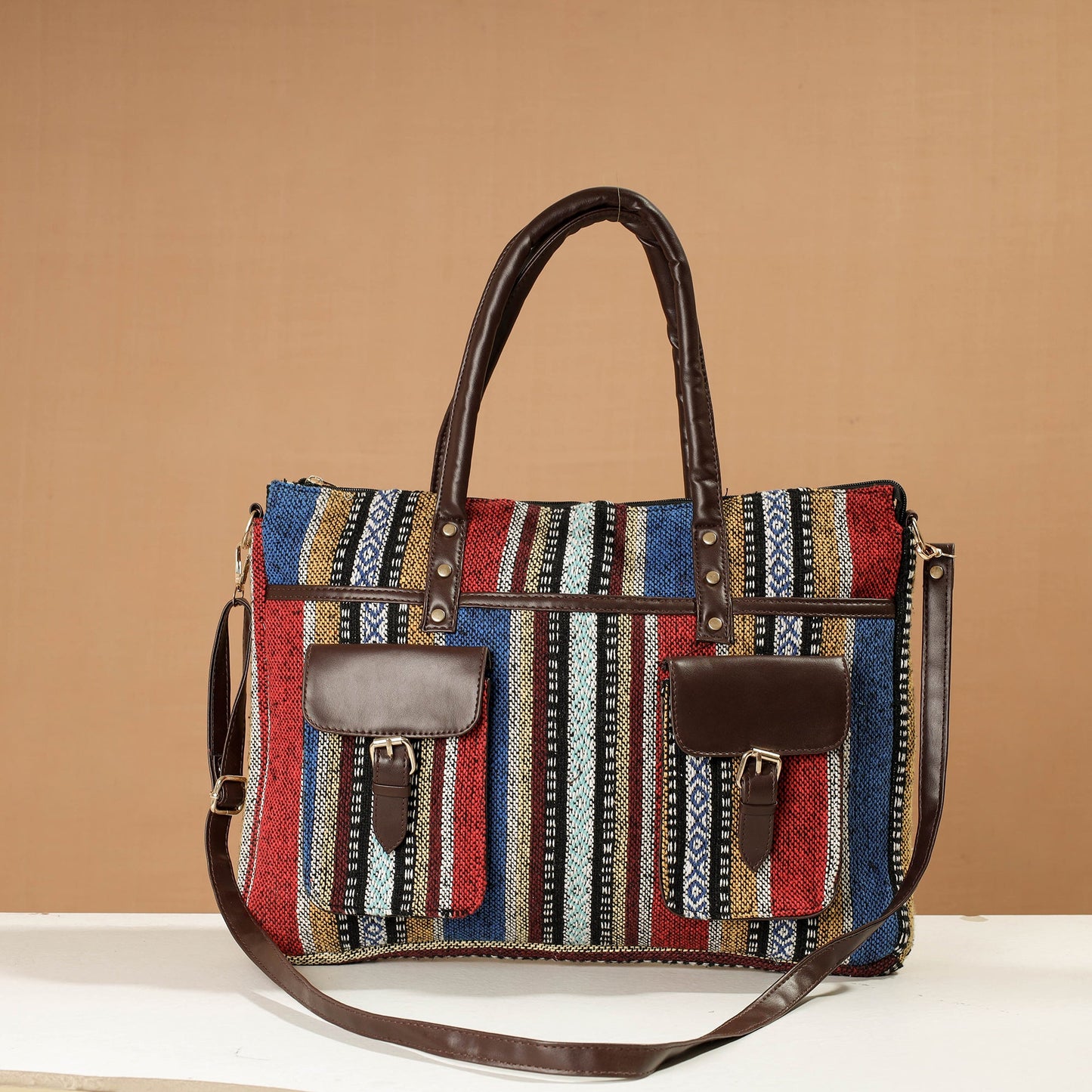  Handcrafted Printed Laptop Bag 