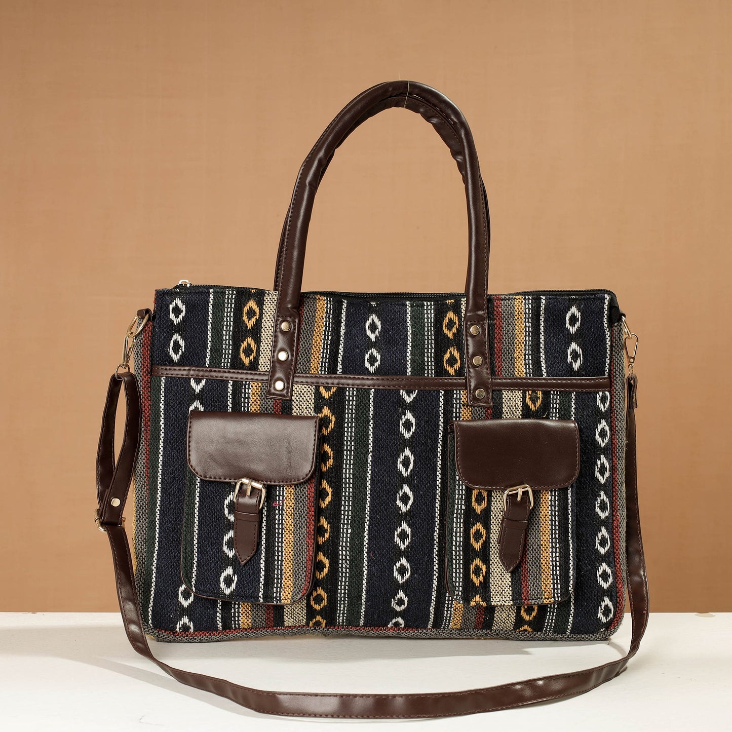  Handcrafted Printed Laptop Bag 