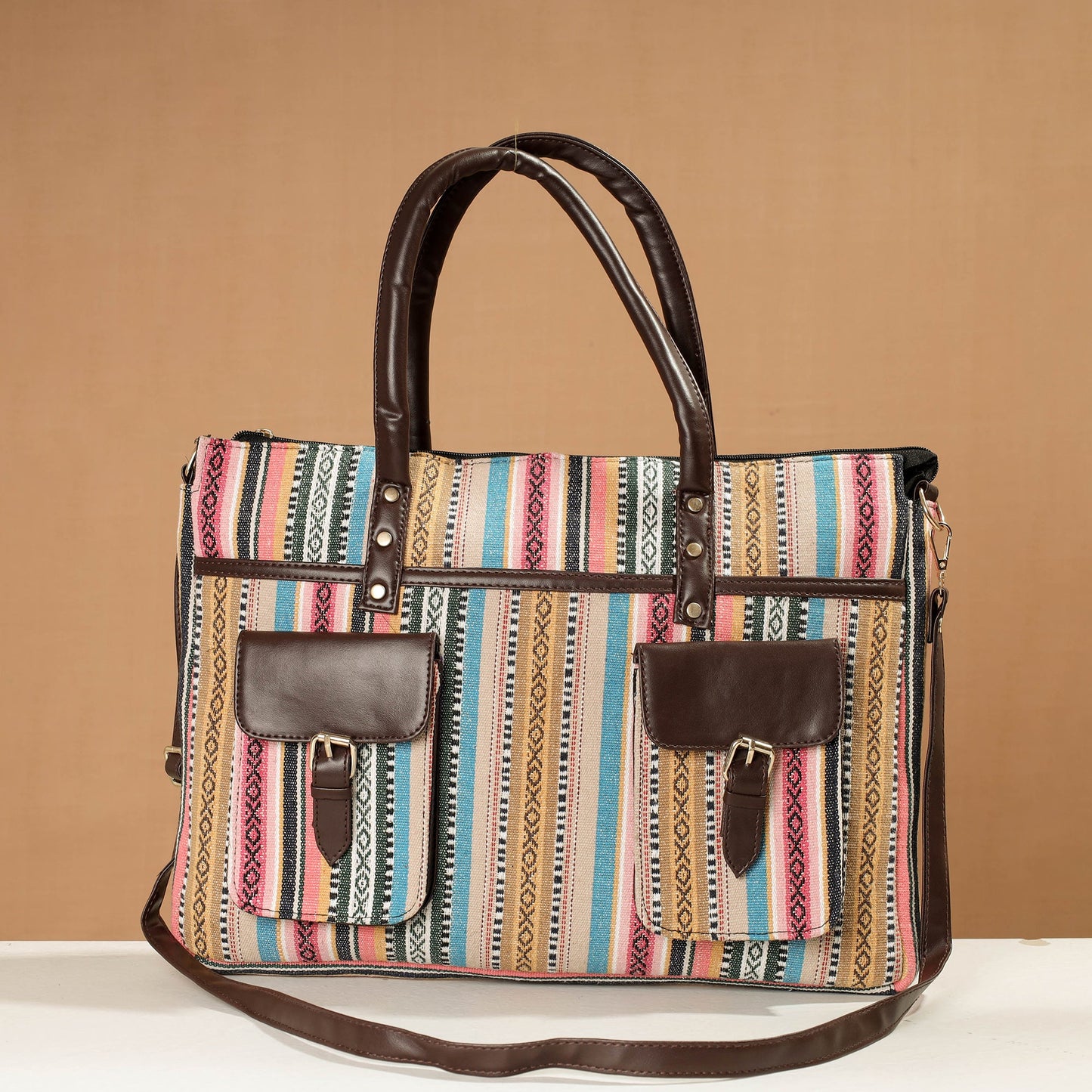  Handcrafted Printed Laptop Bag 