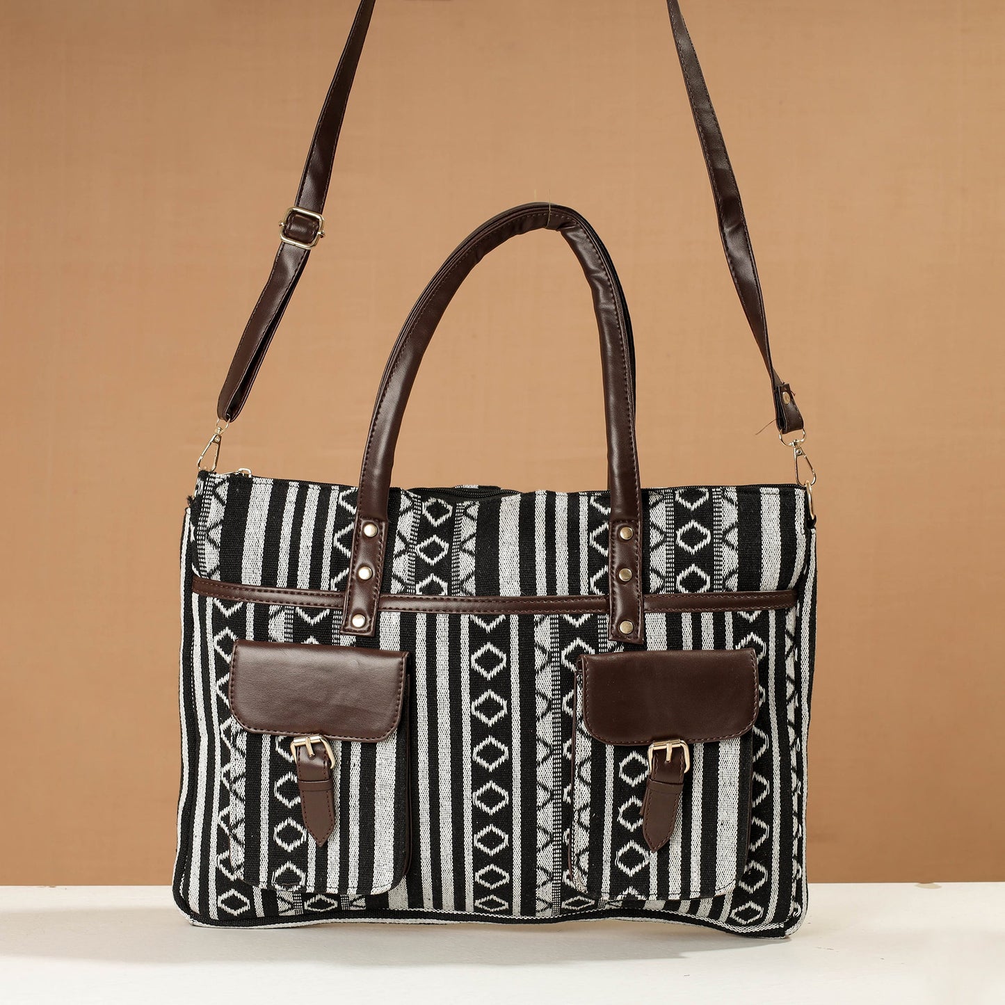  Handcrafted Printed Laptop Bag 