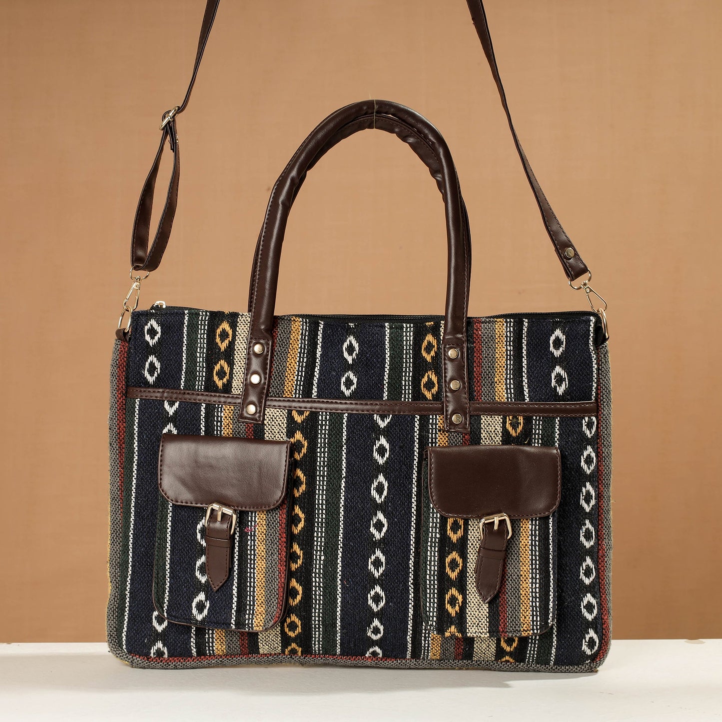  Handcrafted Printed Laptop Bag 