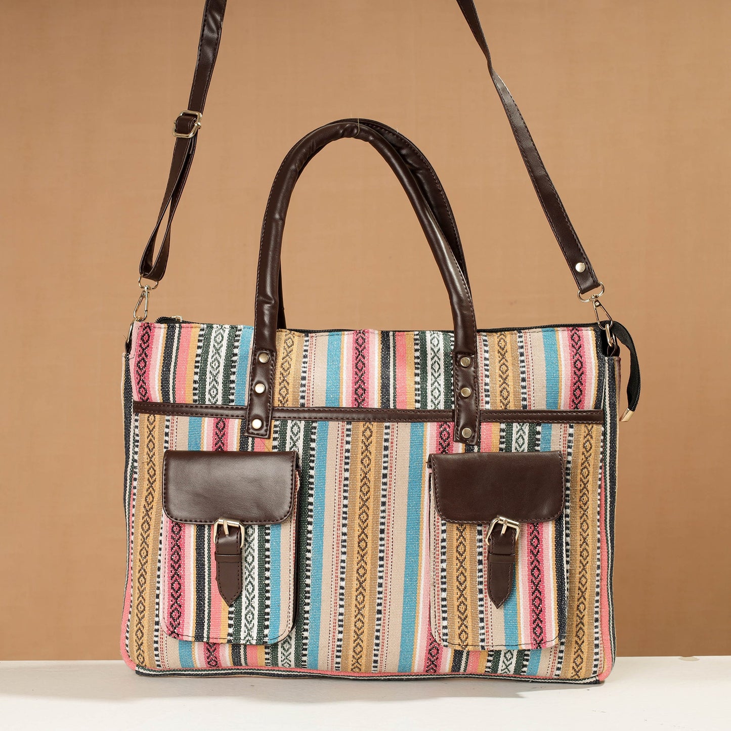  Handcrafted Printed Laptop Bag 