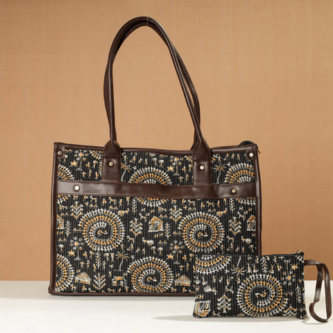  Handcrafted Printed Laptop Bag 