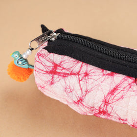  Handcrafted Quilted Batik Multipurpose Pencil Pouch 
