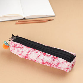  Handcrafted Quilted Batik Multipurpose Pencil Pouch 