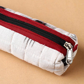 Handcrafted Quilted Cotton Pencil Pouch