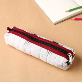 Handcrafted Quilted Cotton Pencil Pouch