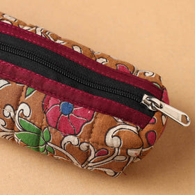 Handcrafted Quilted Cotton Pencil Pouch