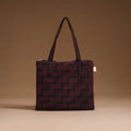 Handcrafted quilted handbag 03