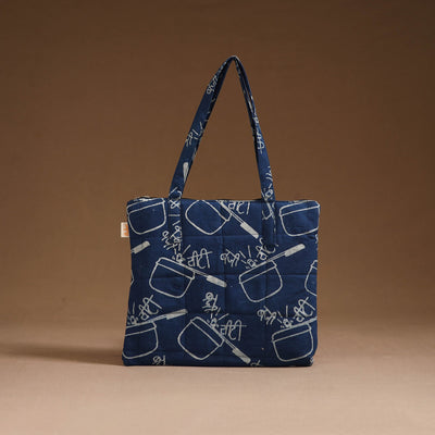 Handcrafted quilted handbag 05