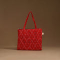 Handcrafted quilted handbag 08