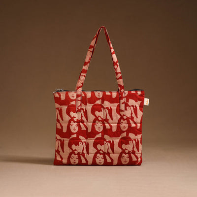 Handcrafted quilted handbag 10