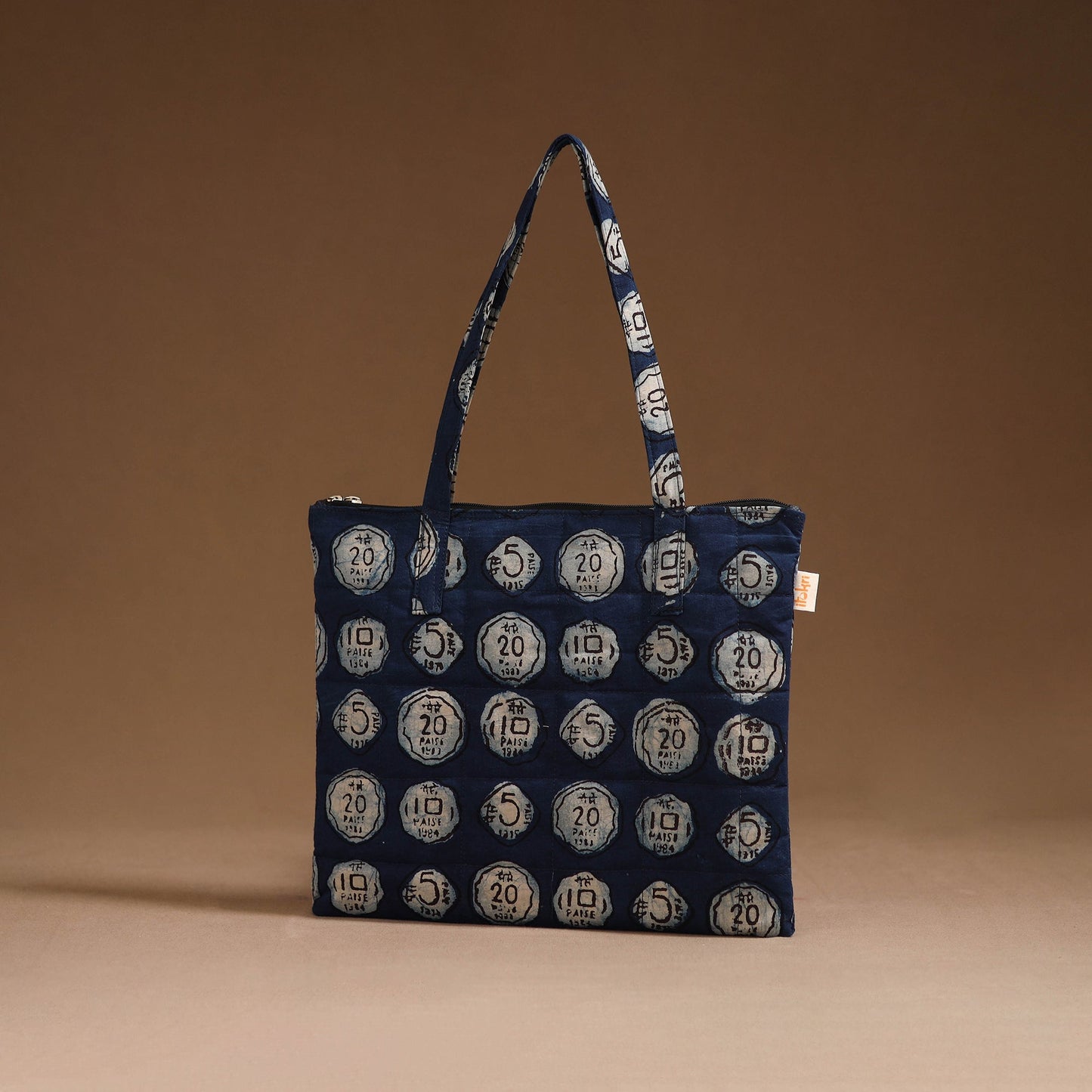 Handcrafted quilted handbag 15